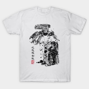 Major vs Tank sumi-e T-Shirt